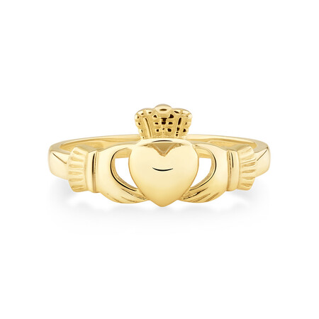 Claddagh Ring in 10ct Yellow Gold Claddagh Ring in 10ct Yellow Gold