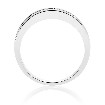 Wedding Band with 1/2 Carat TW of Diamonds in 18kt White Gold Wedding Band with 1/2 Carat TW of Diamonds in 18kt White Gold