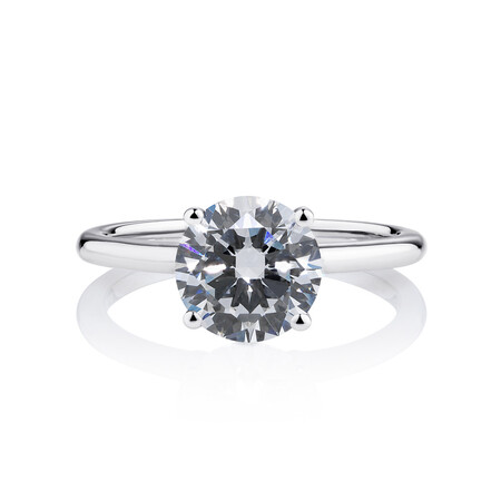 Laboratory-Created 1.75 Carat Diamond Ring in 14ct White Gold Laboratory-Created 1.75 Carat Diamond Ring in 14ct White Gold
