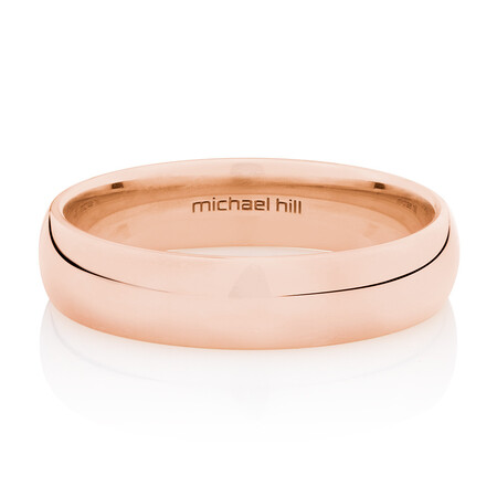 High Domed Wedding Band in 10ct Rose Gold High Domed Wedding Band in 10ct Rose Gold