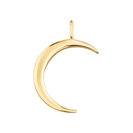 Crescent Pendant in 10ct Yellow Gold Crescent Pendant in 10ct Yellow Gold