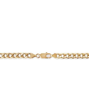 55cm (22") 6.5mm-7mm Width Solid Curb Chain in 10kt Yellow Gold 55cm (22") 6.5mm-7mm Width Solid Curb Chain in 10kt Yellow Gold