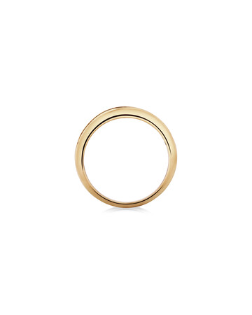 Ring with Natural Ruby & 0.15 Carat TW of Diamonds in 10ct Yellow Gold Ring with Natural Ruby & 0.15 Carat TW of Diamonds in 10ct Yellow Gold