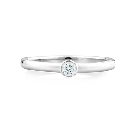 Ring with Cubic Zirconia in Sterling Silver Ring with Cubic Zirconia in Sterling Silver