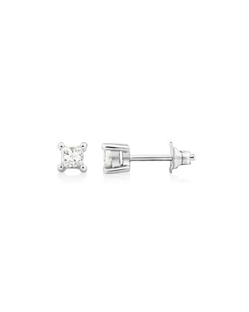 Stud Earrings with 0.33 Carat TW of Diamonds in 10ct White Gold Stud Earrings with 0.33 Carat TW of Diamonds in 10ct White Gold