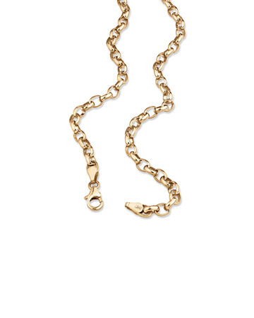 55cm (22") Belcher Fob Chain in 10kt Yellow Gold 55cm (22") Belcher Fob Chain in 10kt Yellow Gold
