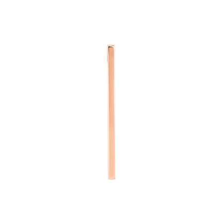 Vertical Bar Pendant in 10ct Rose Gold Vertical Bar Pendant in 10ct Rose Gold