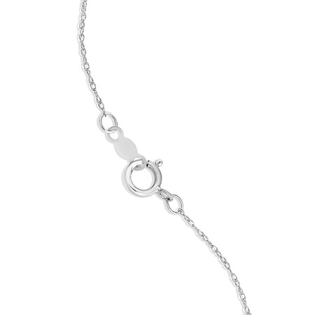 Cross Pendant with Diamonds in 10kt White Gold Cross Pendant with Diamonds in 10kt White Gold