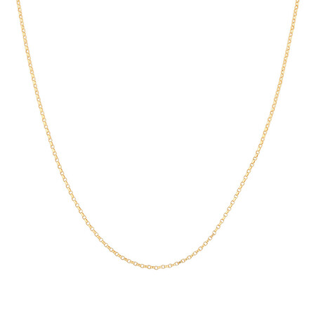 45cm (18") Solid Belcher Chain in 10kt Yellow Gold 45cm (18") Solid Belcher Chain in 10kt Yellow Gold