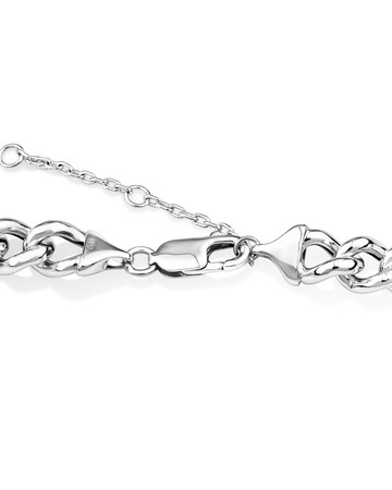 45cm (18") 5mm-5.5mm Width Hollow Curb Chain in Sterling Silver 45cm (18") 5mm-5.5mm Width Hollow Curb Chain in Sterling Silver