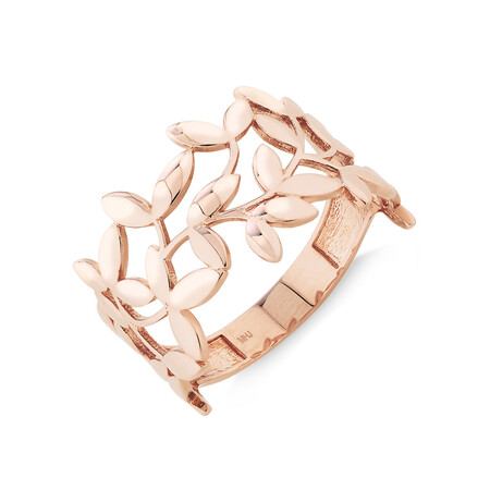 Olive Leaf Ring in 10ct Rose Gold Olive Leaf Ring in 10ct Rose Gold