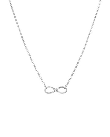 45cm (18") Infinity Necklace in Sterling Silver 45cm (18") Infinity Necklace in Sterling Silver
