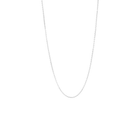 45cm Belcher Chain in 18ct White Gold 45cm Belcher Chain in 18ct White Gold
