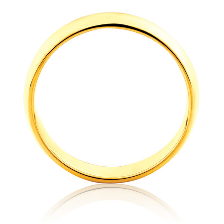High Domed Wedding Band in 10ct Yellow Gold High Domed Wedding Band in 10ct Yellow Gold