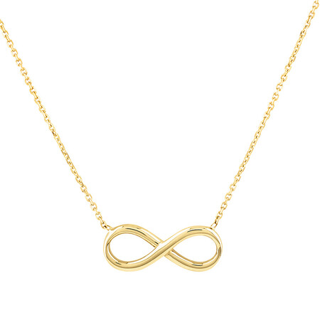 Infinity Necklace in 10kt Yellow Gold Infinity Necklace in 10kt Yellow Gold