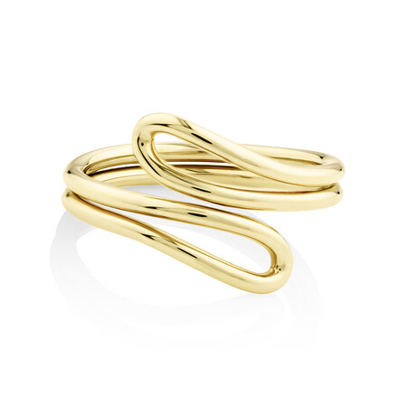 Single Loop Ring In 10Ct Yellow Gold Single Loop Ring In 10Ct Yellow Gold