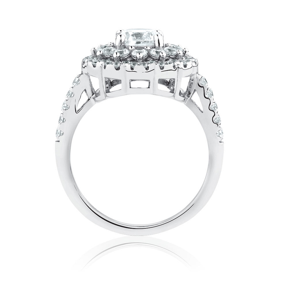 Ring with Luxe Cubic Zirconia in Sterling Silver