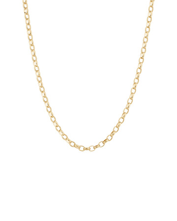 55cm (22") Solid Oval Belcher Chain 10kt Yellow Gold 55cm (22") Solid Oval Belcher Chain 10kt Yellow Gold