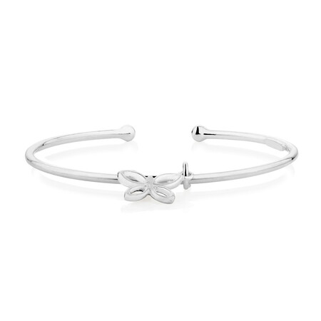 Child's Butterfly Cuff in Sterling Silver Child's Butterfly Cuff in Sterling Silver