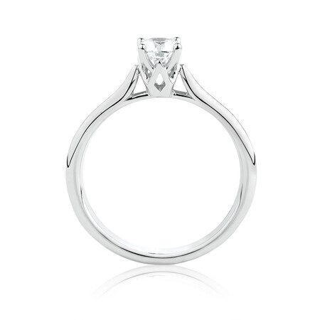 Southern Star Solitaire Engagement Ring with a 1/2 Carat TW Diamond in 14ct White Gold Southern Star Solitaire Engagement Ring with a 1/2 Carat TW Diamond in 14ct White Gold