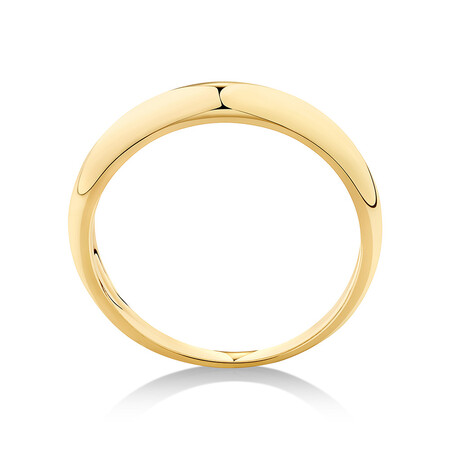 Narrow Polished Dome Ring in 10kt Yellow Gold Narrow Polished Dome Ring in 10kt Yellow Gold