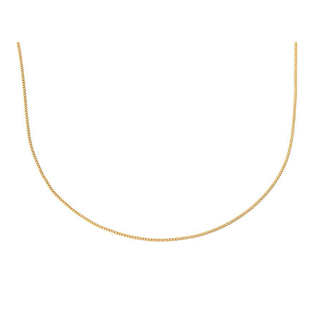 45cm (18") Curb Chain in 10kt Yellow Gold 45cm (18") Curb Chain in 10kt Yellow Gold