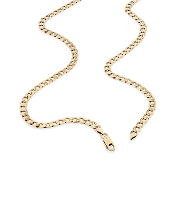 60cm (24") 5.5mm-6mm Width Curb Chain in 10kt Yellow Gold 60cm (24") 5.5mm-6mm Width Curb Chain in 10kt Yellow Gold
