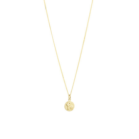 Aries Zodiac Pendant in 10ct yellow Gold Aries Zodiac Pendant in 10ct yellow Gold