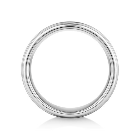 Men's Ring in Grey Sapphire Tungsten Men's Ring in Grey Sapphire Tungsten