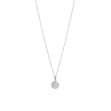 Virgo Zodiac Pendant in Sterling Silver Virgo Zodiac Pendant in Sterling Silver