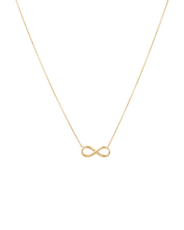Infinity Necklace in 10kt Yellow Gold Infinity Necklace in 10kt Yellow Gold