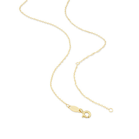 45cm (17") 1mm Width Solid Cable Chain In 10kt Yellow Gold 45cm (17") 1mm Width Solid Cable Chain In 10kt Yellow Gold