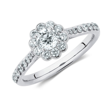 Southern Star Engagement Ring with 3/4 Carat TW of Diamonds in 14ct White Gold Southern Star Engagement Ring with 3/4 Carat TW of Diamonds in 14ct White Gold