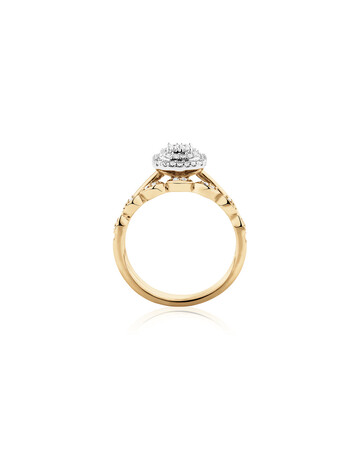 Evermore Bridal Set with 0.25 Carat TW of Diamonds in 10ct Yellow & White Gold Evermore Bridal Set with 0.25 Carat TW of Diamonds in 10ct Yellow & White Gold