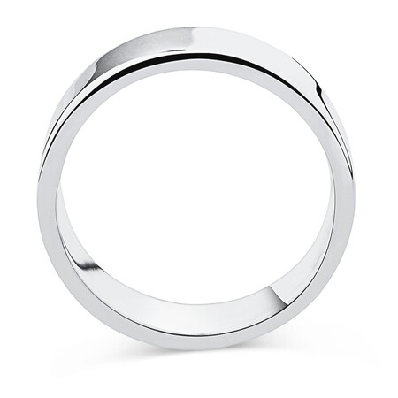 Square Edge Ring In Sterling Silver Square Edge Ring In Sterling Silver