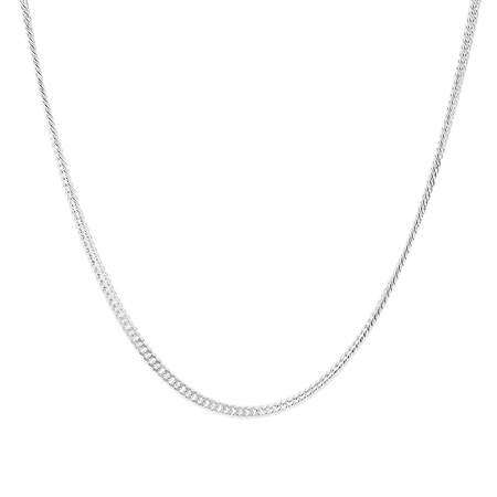 Curb Chain in Sterling Silver Curb Chain in Sterling Silver