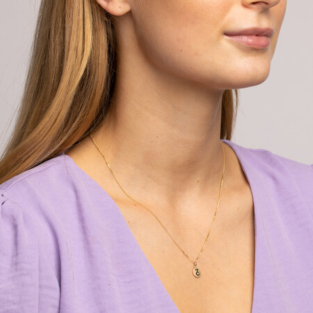 Capricorn Zodiac Pendant In 10ct Yellow Gold Capricorn Zodiac Pendant In 10ct Yellow Gold