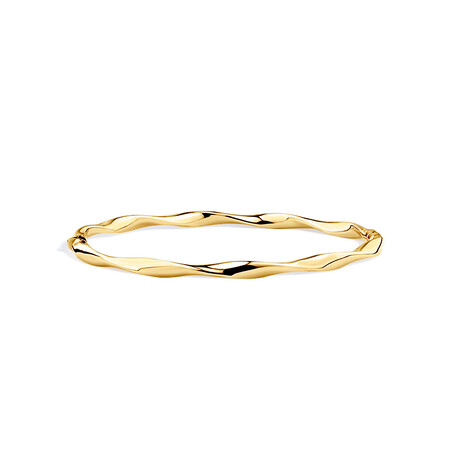Twist Bangle in 10ct Yellow Gold Twist Bangle in 10ct Yellow Gold