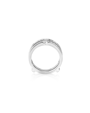Enhancer Ring with 1/4 Carat TW of Diamonds in 10ct White Gold Enhancer Ring with 1/4 Carat TW of Diamonds in 10ct White Gold