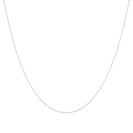 45cm (18") Box Chain in 10kt White Gold 45cm (18") Box Chain in 10kt White Gold