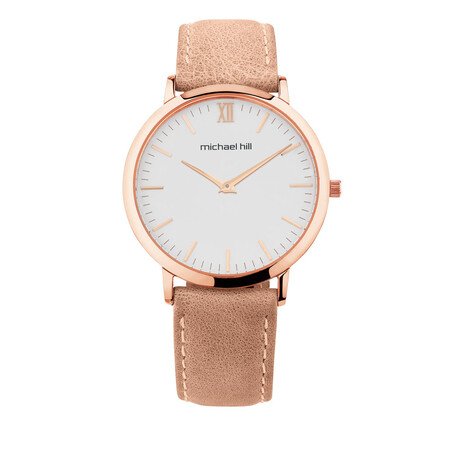 Ladies' Watch in Rose Tone Stainless Steel & Pink Leather Ladies' Watch in Rose Tone Stainless Steel & Pink Leather