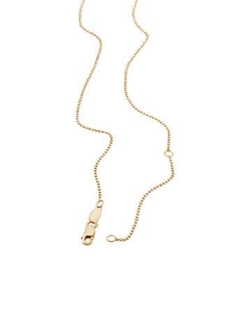 50cm (20") Bead Chain in 10kt Yellow Gold 50cm (20") Bead Chain in 10kt Yellow Gold