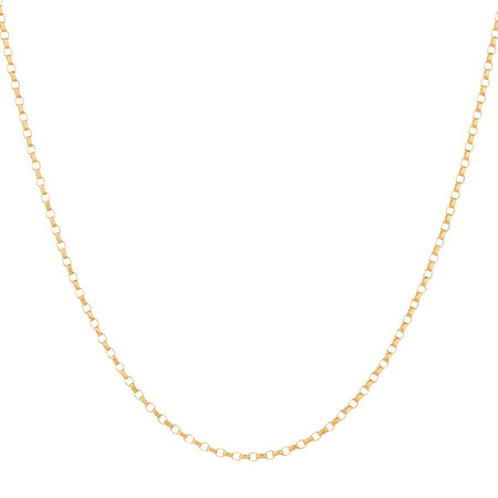 45cm (18") Solid Belcher Chain in 10ct Yellow Gold 45cm (18") Solid Belcher Chain in 10ct Yellow Gold