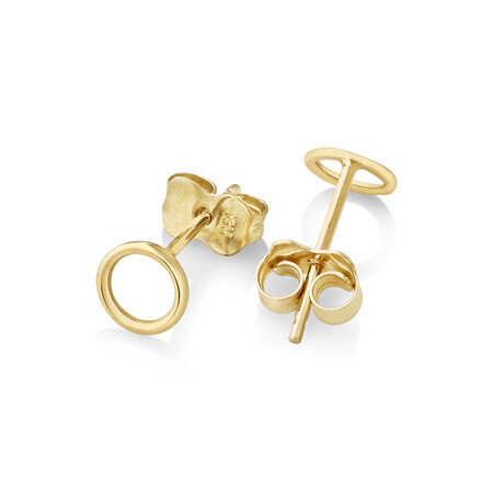 5mm Circle Stud Earrings in 10kt Yellow Gold 5mm Circle Stud Earrings in 10kt Yellow Gold