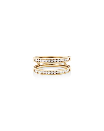 Enhancer Ring with 0.40 Carat TW Diamonds in 14ct Yellow Gold Enhancer Ring with 0.40 Carat TW Diamonds in 14ct Yellow Gold