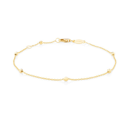 19cm (7.5") Bracelet In 10kt Yellow Gold 19cm (7.5") Bracelet In 10kt Yellow Gold