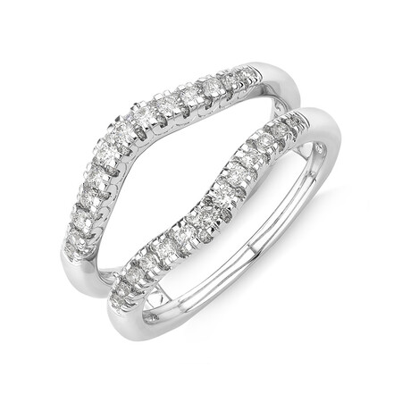 Evermore Ring Enhancer with 0.50 Carat TW of Diamonds in 14ct White Gold Evermore Ring Enhancer with 0.50 Carat TW of Diamonds in 14ct White Gold
