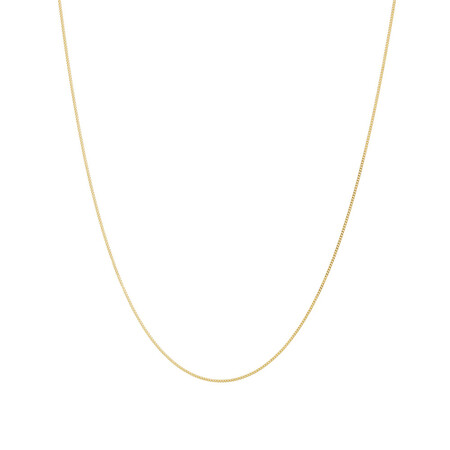 50cm (20") Curb Chain in 10kt Yellow Gold 50cm (20") Curb Chain in 10kt Yellow Gold