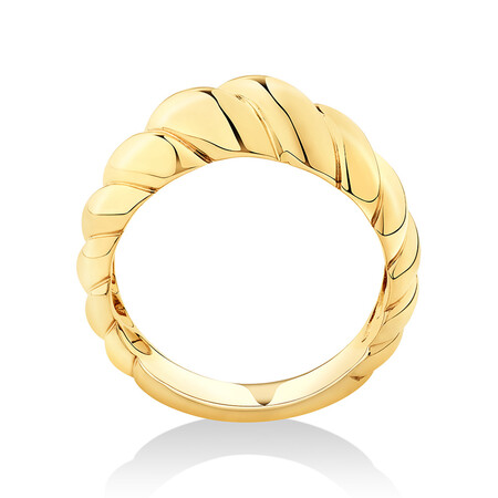 Wide Croissant Ring in 10kt Yellow Gold Wide Croissant Ring in 10kt Yellow Gold
