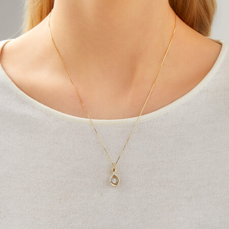 Everlight Pendant with Diamonds in 10kt Yellow Gold Everlight Pendant with Diamonds in 10kt Yellow Gold